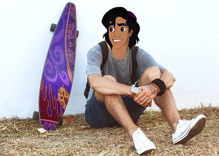 Begini Jadinya, Kalau Karakter Disney Di Gabungkan Dengan Foto Asli