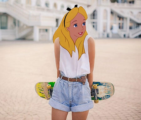 Begini Jadinya, Kalau Karakter Disney Di Gabungkan Dengan Foto Asli