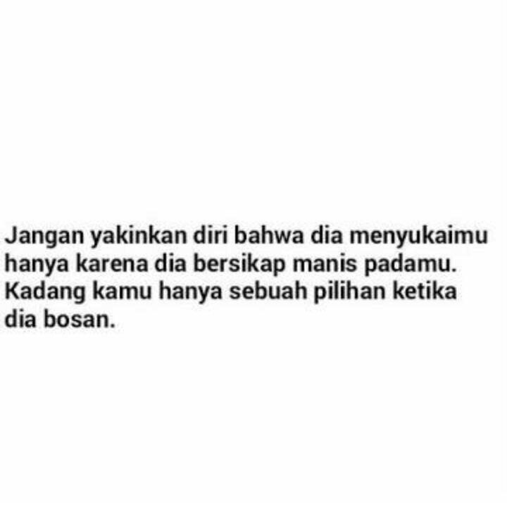AKU : Pilihan Ketika Kamu Bosan
