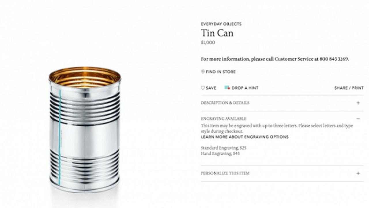 Tin can перевод. Тиффани консервная банка. Tin can разница. Can tin Jar разница. Разница между tin can Jar.