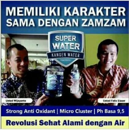 Dokter Ini Sebut Manfaat Air Alkali Sama Dengan Air Zamzam