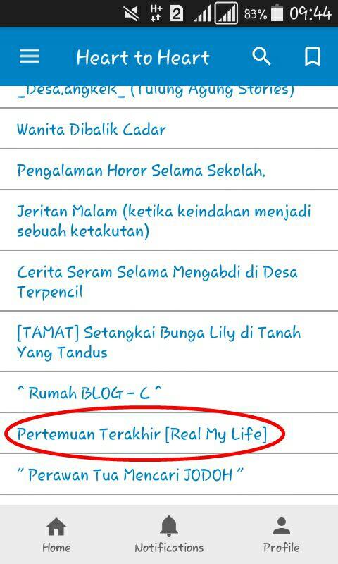 Pertemuan Terakhir &#91;Real My Life&#93;