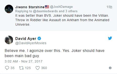 Sutradara Suicide Squad Menyesali Keputusannya Untuk Karakter Joker