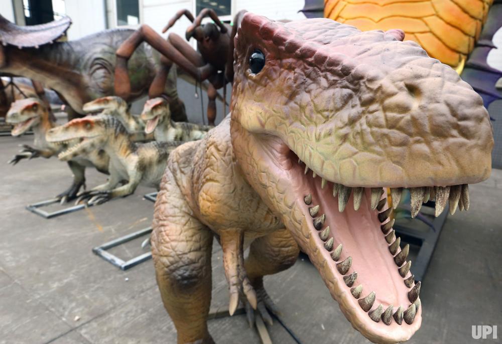  Mengintip Gengu Produsen Robot Animasi Dinosaurus di China