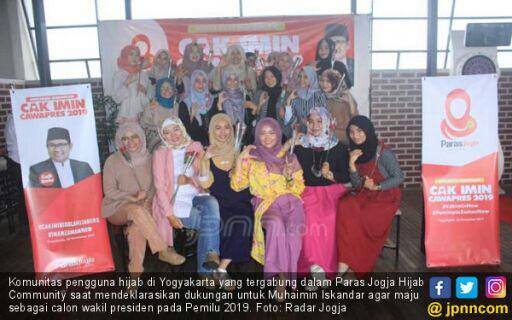 Komunitas Hijab Jogja Dukung Cak Imin Jadi Cawapres 2019