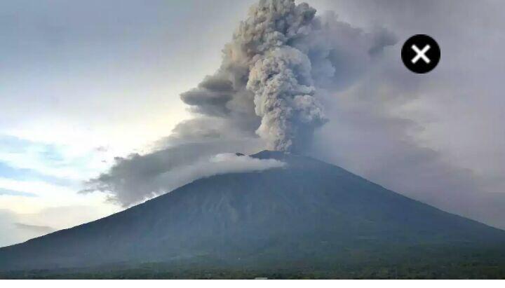 Listrik Mati, Pos Pengamatan Gunung Agung Gelap Gulita