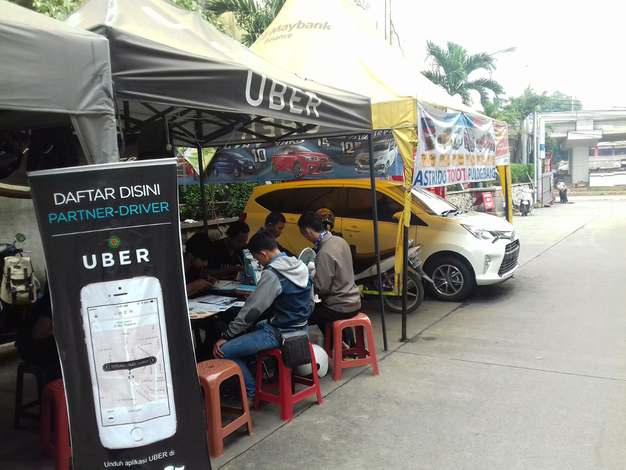 25 Uber Drivers Ikut Pelatihan Safety Riding Honda