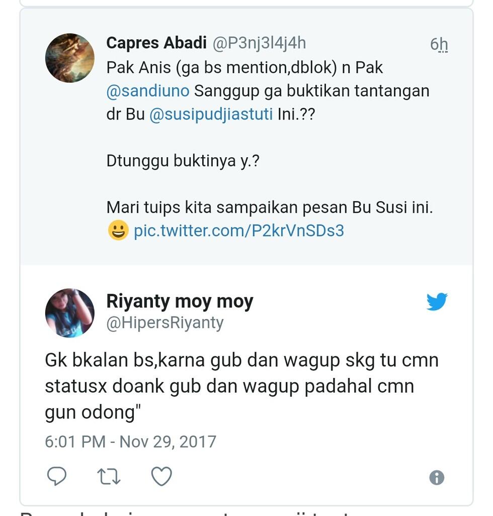Menteri Susi Tantang Anies-Sandi, Warganet: Tenggelamkan Saja, Bu