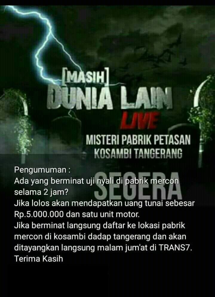!!!Sebenernya ini bohongan atau beneran gans