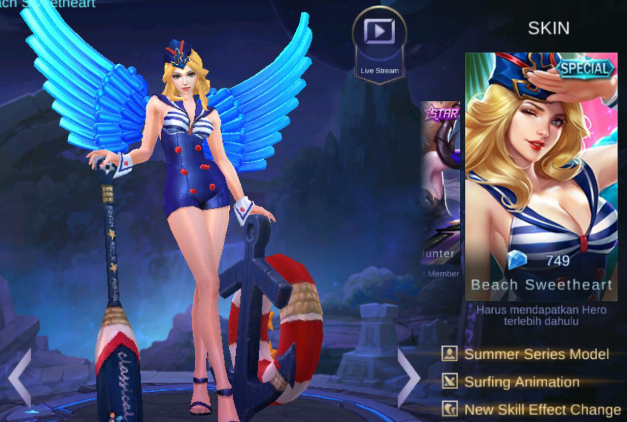 Skin Face Hero Mobile Legend Tercantik Versi Ane