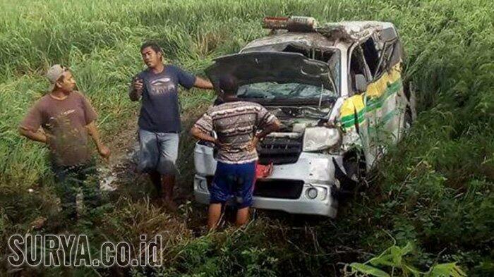 Mobil Siaga Desa Milik Desa di Jombang Terjun ke Sawah, Ini Penyebabnya