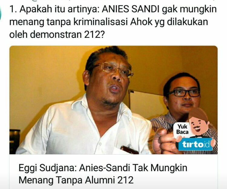 Pembina Presidium: 212 Adalah Gerakan Politik, The Real Politic