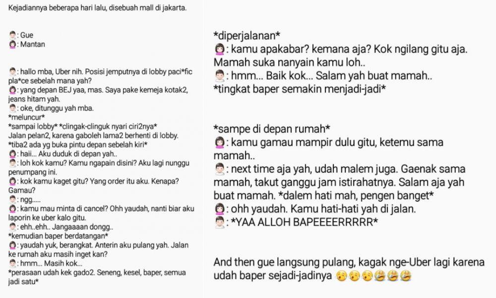 Mantan pacar jadi penumpang, ini curhat baper 6 driver ojek online