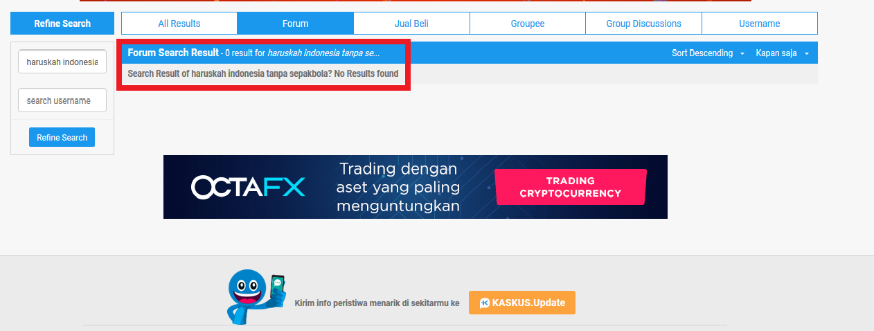 Haruskah Indonesia (Tidak) Mengenal Sepakbola?