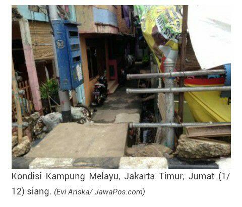 Kampung Melayu dan Bukit Duri Sudah Terbebas dari Banjir