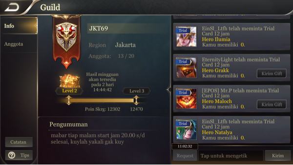 Guilds join. Guilds join