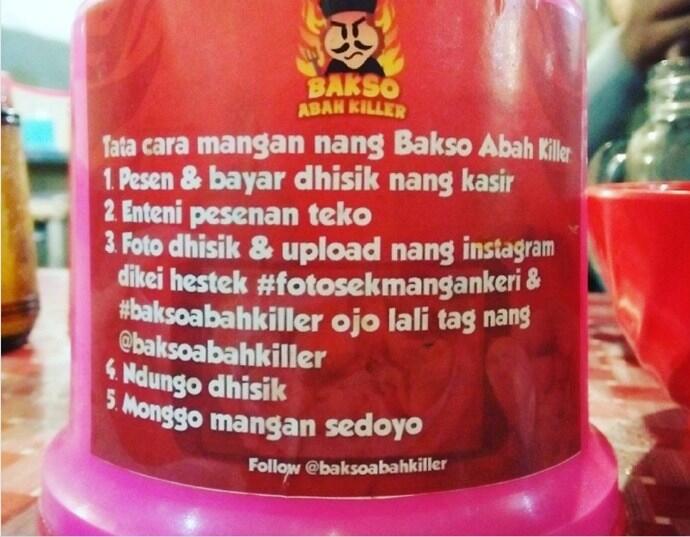 Bakso Abah Killer, Kuliner yang Super Pedas di Surabaya