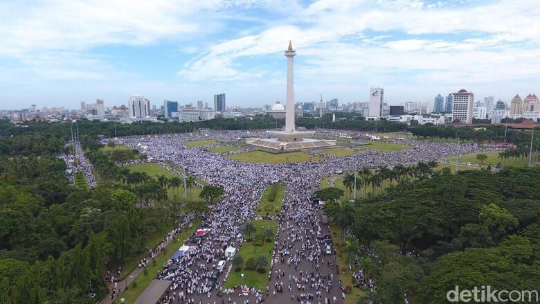 Dosen Unpad: Massa Reuni 212 Tak Lebih dari 35-40 Ribu Orang