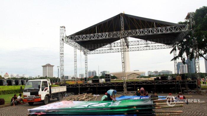 Ratusan Peserta Aksi Alumni 212 Menginap di Masjid Al Ma'mur Tanah Abang