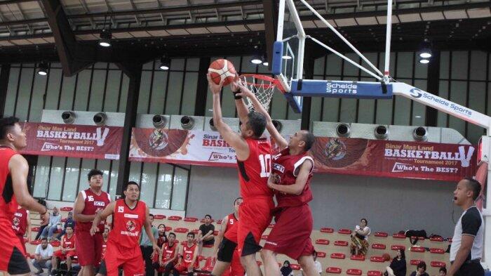AXA Tantang SCTV di Final Sinar Mas Land Basketball Tournament 2017