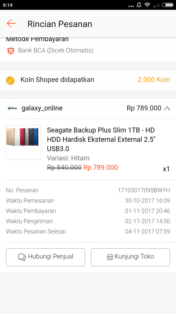 Hati-hati belanja online di shopee