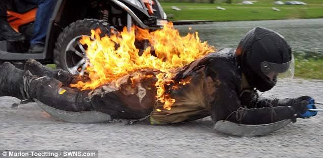 Aksi Stuntman Gagal Resiko Dari Suatu Pekerjaan