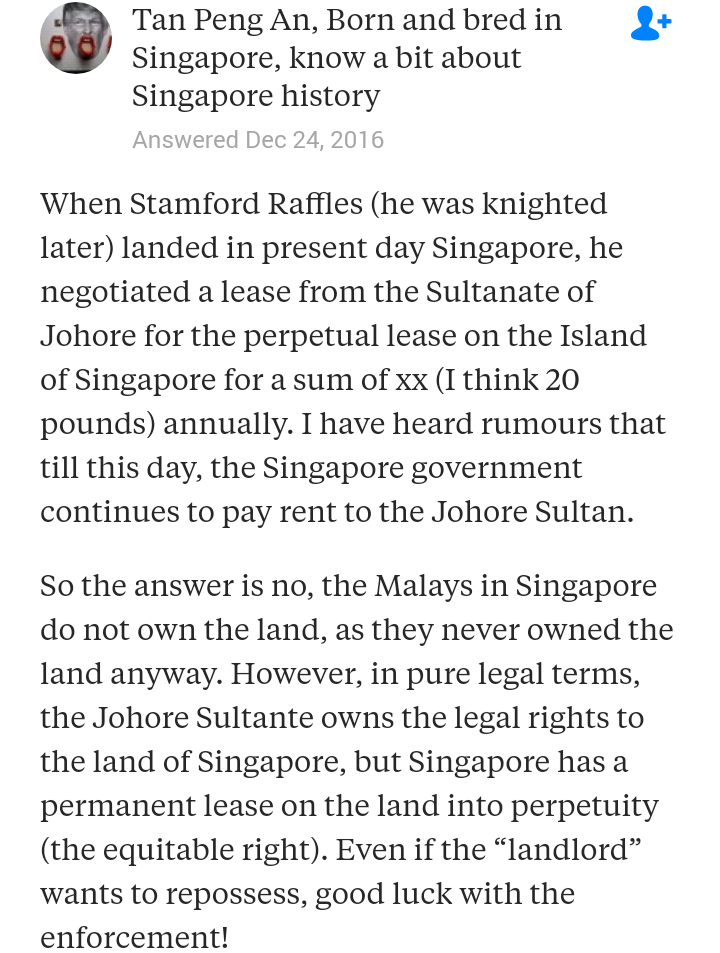 Apa Pribumi Singapura 'Numpang' Di Tanahnya Sendiri?