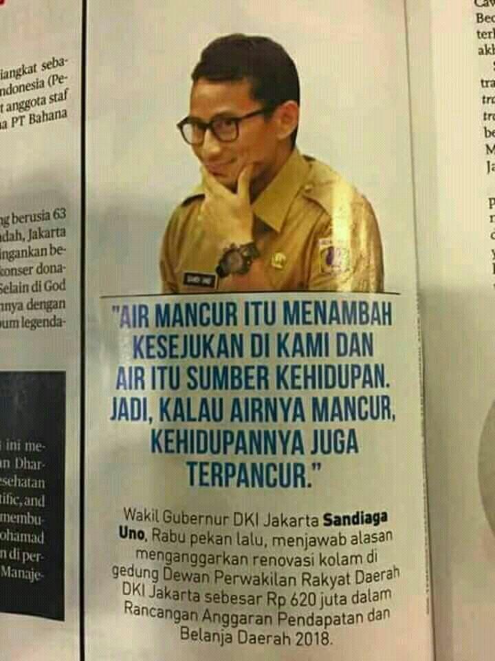 Wuih, Mimpi Sandi Menjadikan Jakarta Seperti New York