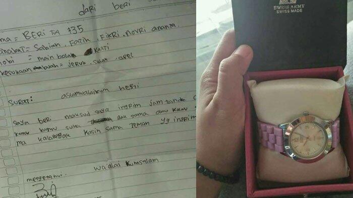 Wow ! Kids Jaman Now ini Nyatakan cintanya dengan SURAT + JAM TANGAN! so ROMANTIC!