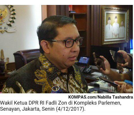 Fadli Zon Lebih Percaya Survei di Media Sosial