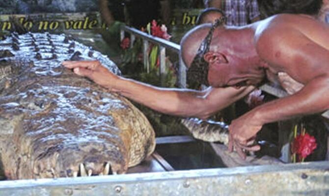 Nyata, Pria Ini Bersahabat Dengan Buaya Selama 20 Tahun
