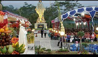 Taman Doa Katolik Gantang Ketep (spt di Brazil), lereng Gunung Merapi.