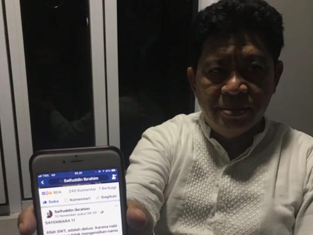 Hina Agama diFacebook, Seorang Pria Dibekuk Bareskrim