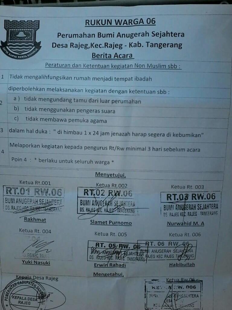 Surat Edaran Kontroversial di Tangerang yang Viral Akhirnya Dicabut 