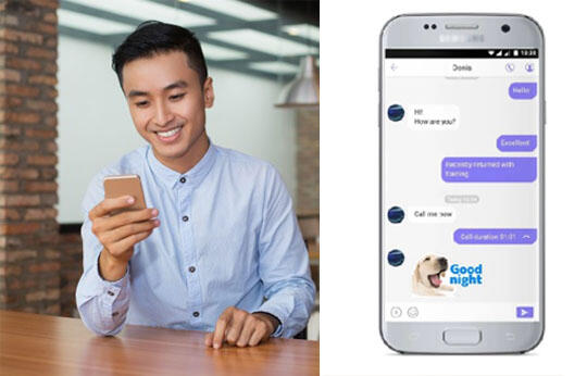 e-chat: aplikasi chatting yang bisa transfer uang ke sesama pengguna