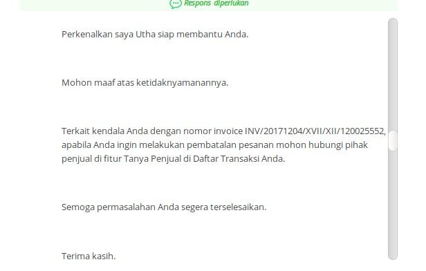 Kebijakan Baru Tokopedia, Order dialihkan ke seller lain tanpa persetujuan pembeli