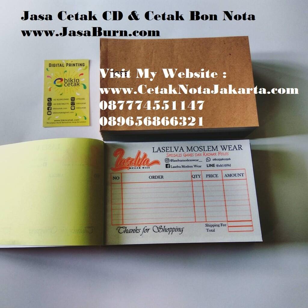 Jasa Cetak Nota Murah Jakarta