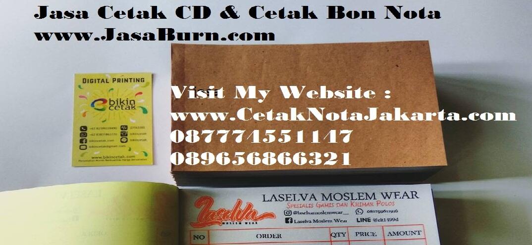 Jasa Cetak Nota Murah Jakarta