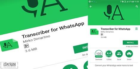 TIPS Merubah Pesan Suara WhatsApp Jadi Versi Teks