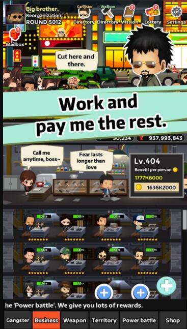 &#91;Android&iOS&#93; Street Gangster - NonStop Idle RPG (Nikmati rasanya jadi Bos Gangster)