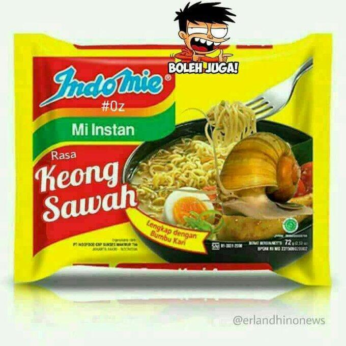 meme makan keong dari medsos