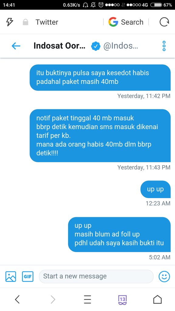 indosat tolong balikin pulsa saya