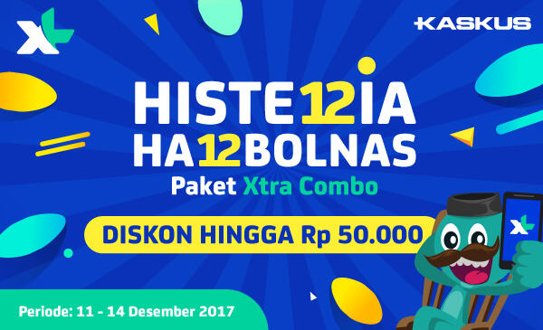 Diskon Hingga Rp50.000 Beli Paket Data XL di KASKUS Store Sekarang!