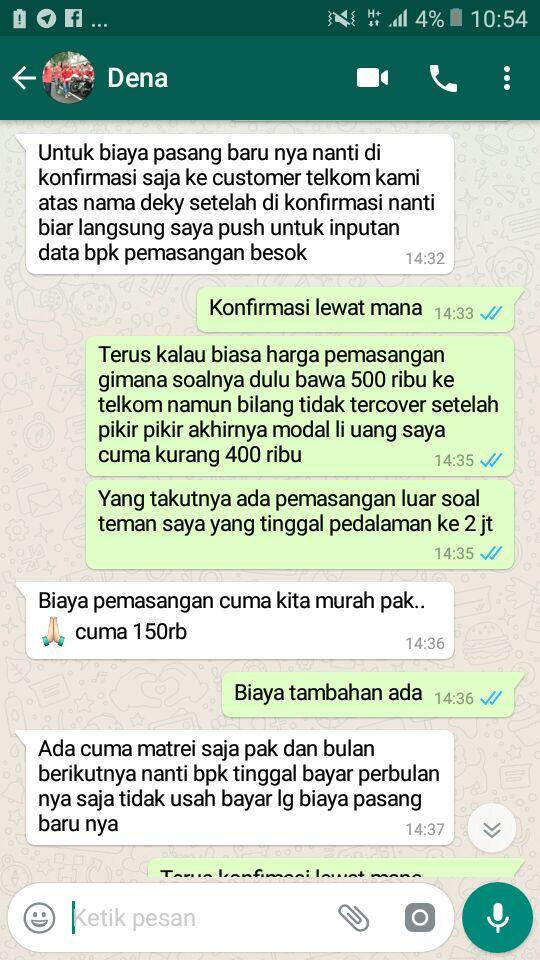 Hati-Hati SI Sales Indihome Menawarkan PENDAFTARAN All AREA