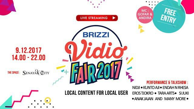 Triawan Munaf Semangati Anak Muda di Brizzi Vidio Fair 2017