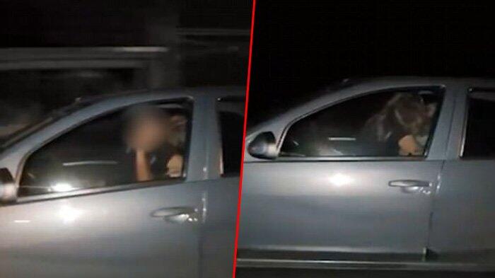 Ini Couple doing " Nganu2 " while DRIVING...!!!
