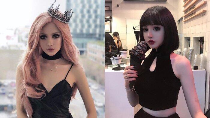 Heboh Gadis Mirip Boneka Hidup tapi Wajah Aslinya Ternyata