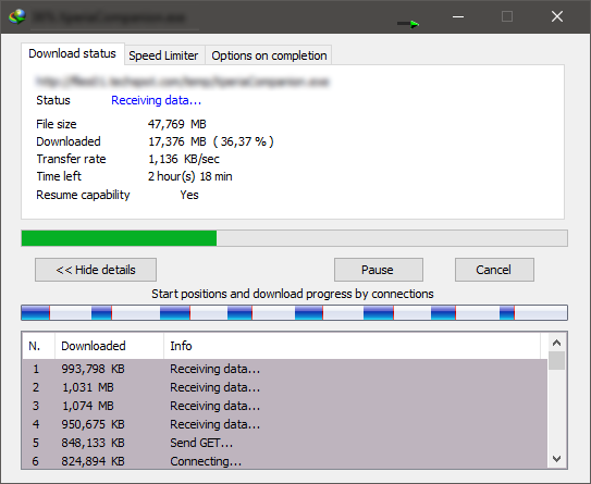 Download File 47 MB - 3 Jam Gak Kelar (Pengalaman Pake XL Home Paket Bundling 240 GB)