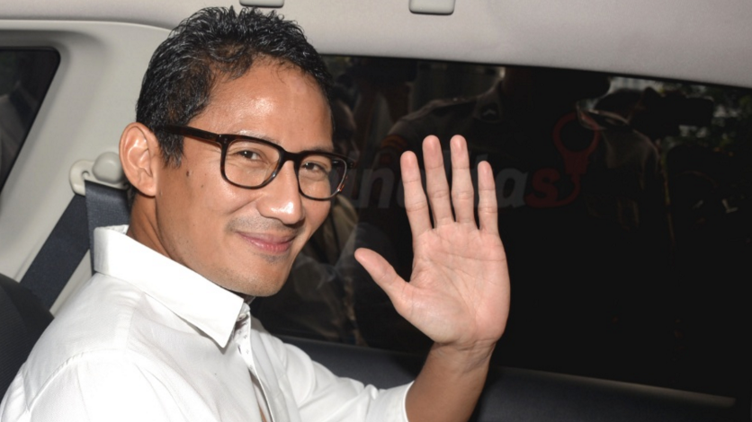 Sandiaga Tersenyum Didoakan Jadi Wakil Presiden