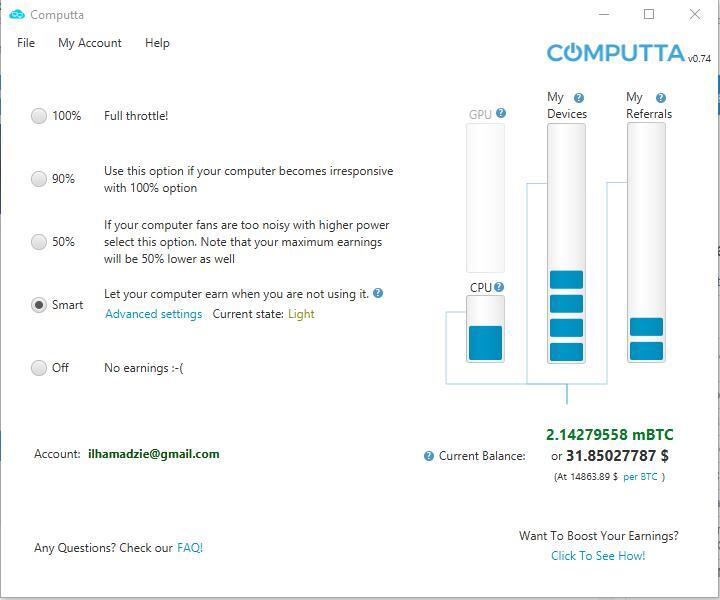 MINING BITCOIN PAKAI Laptop atau Komputer Sendiri dapat Free 1 MBTC Atau 0.001 BTC